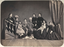 Fotografia zbiorowa rodziny Augusta Zamoyskiego