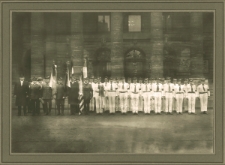 Fotografia zbiorowa sokołów polskich w Ameryce